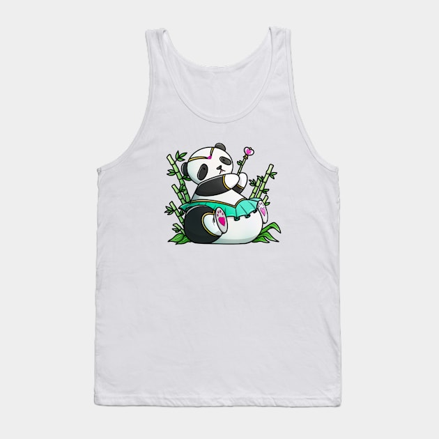 Magical Panda Tank Top by candice-allen-art